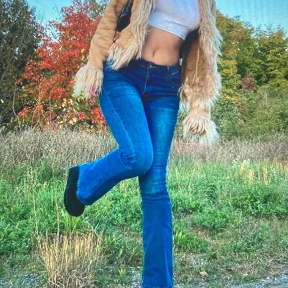 Flared straight leg jeans - Picture 4 of 5